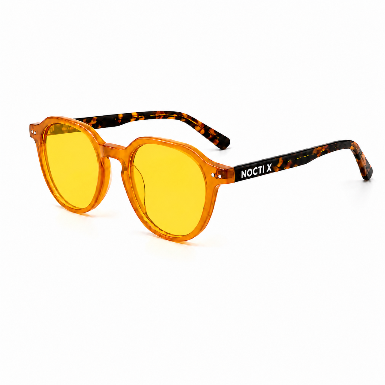 Ivy Designer DAY VISION For Staying Focused & Cut Harsh Blue Light During Daytime (Orange Tortoise)