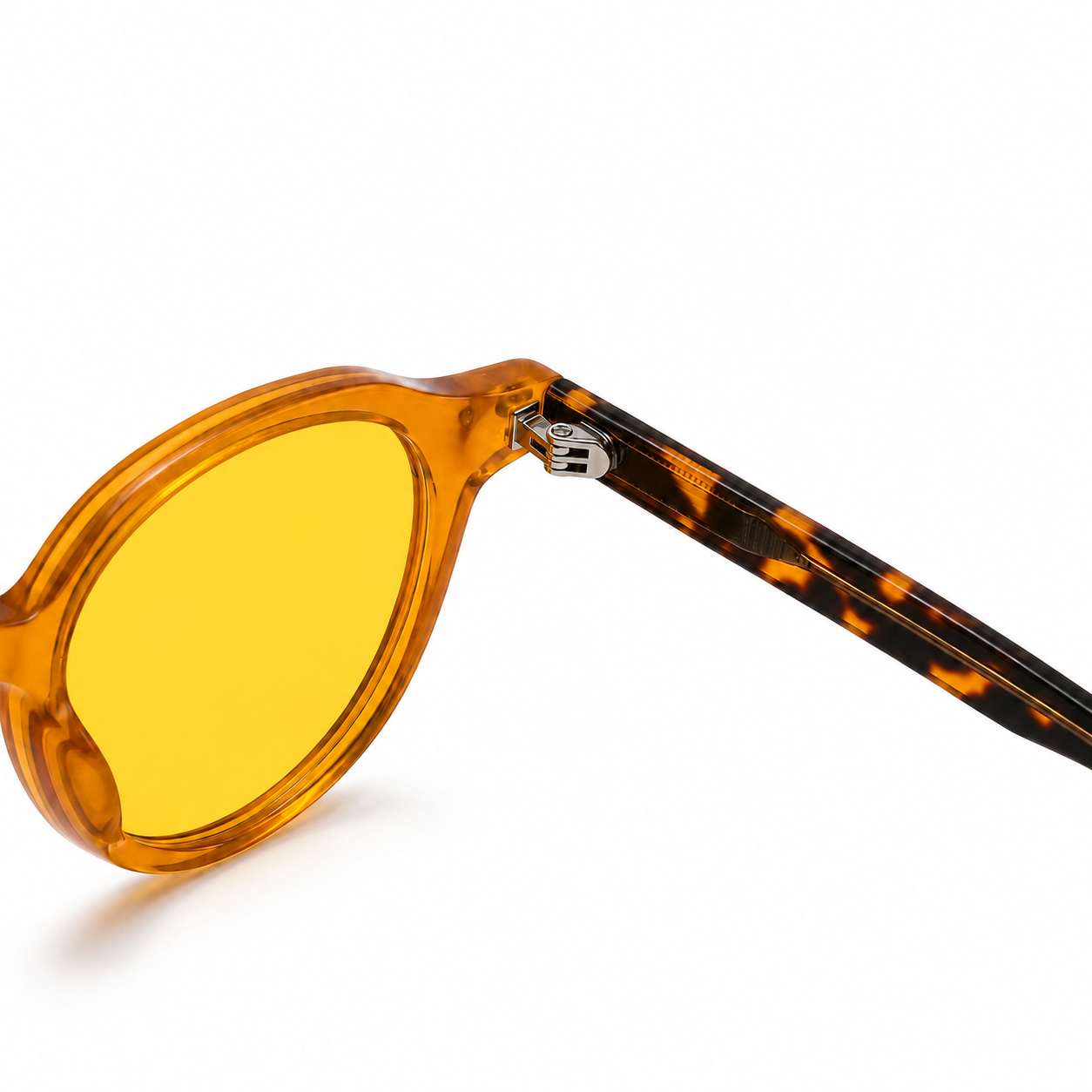 Ivy Designer DAY VISION For Staying Focused & Cut Harsh Blue Light During Daytime (Orange Tortoise)