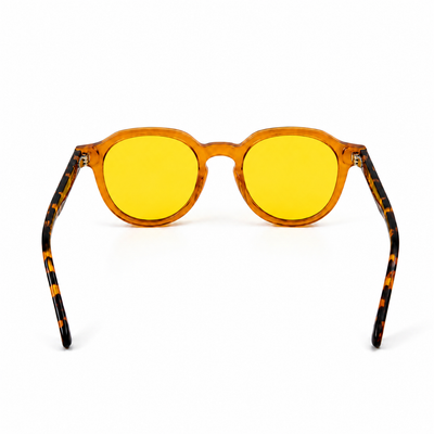 Ivy Designer DAY VISION For Staying Focused & Cut Harsh Blue Light During Daytime (Orange Tortoise)