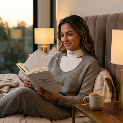Neck Infrared mask to reduce lines from your neck