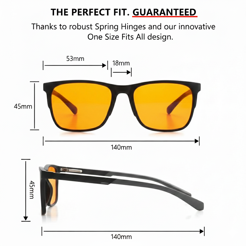 LUNAIRE GLASSES For Relieving Eye Fatigue & Restoring Your DEEP Sleep