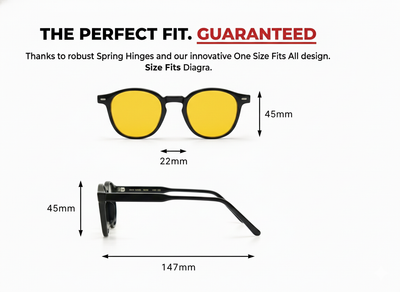 Avora DAY VISION For Staying Focused & Cut Harsh Blue Light During Daytime